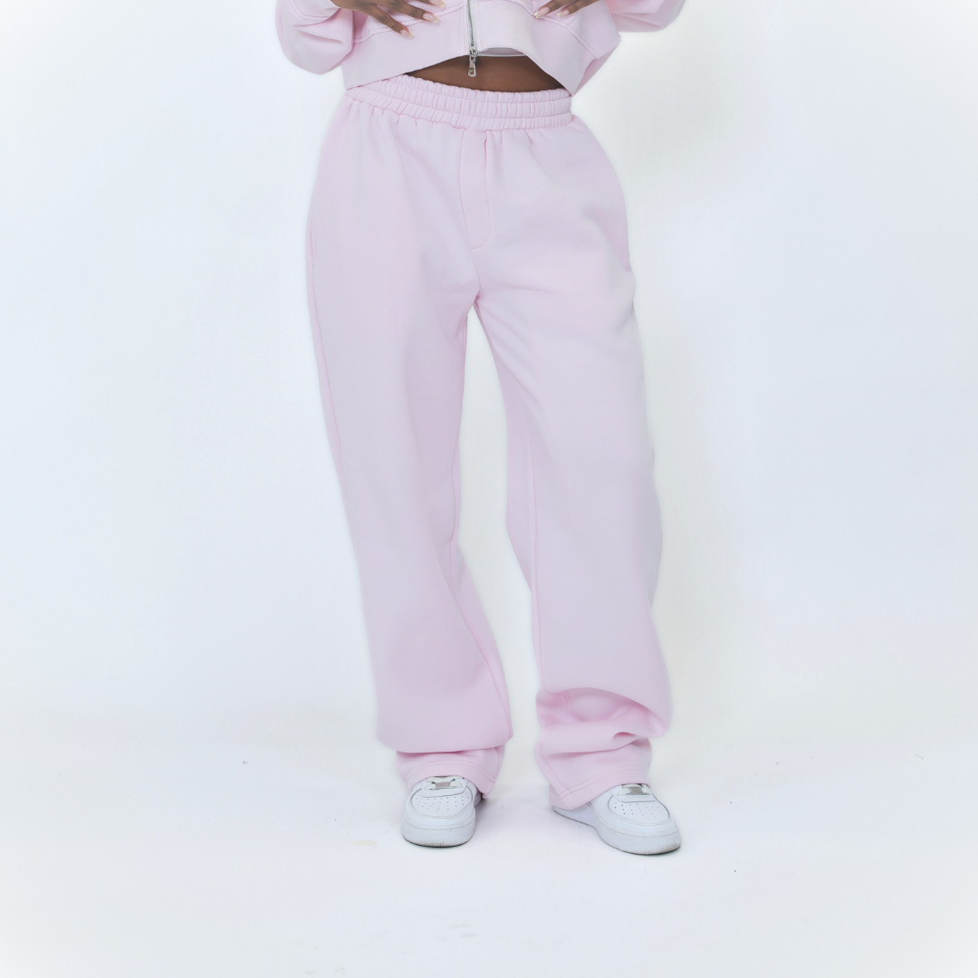 the straight leg jogga' - pink no sauce