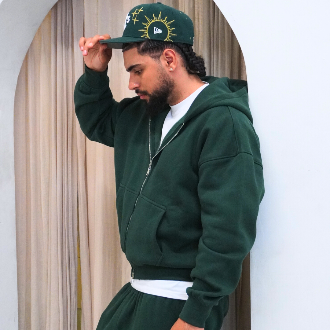 the zippa' - forest green