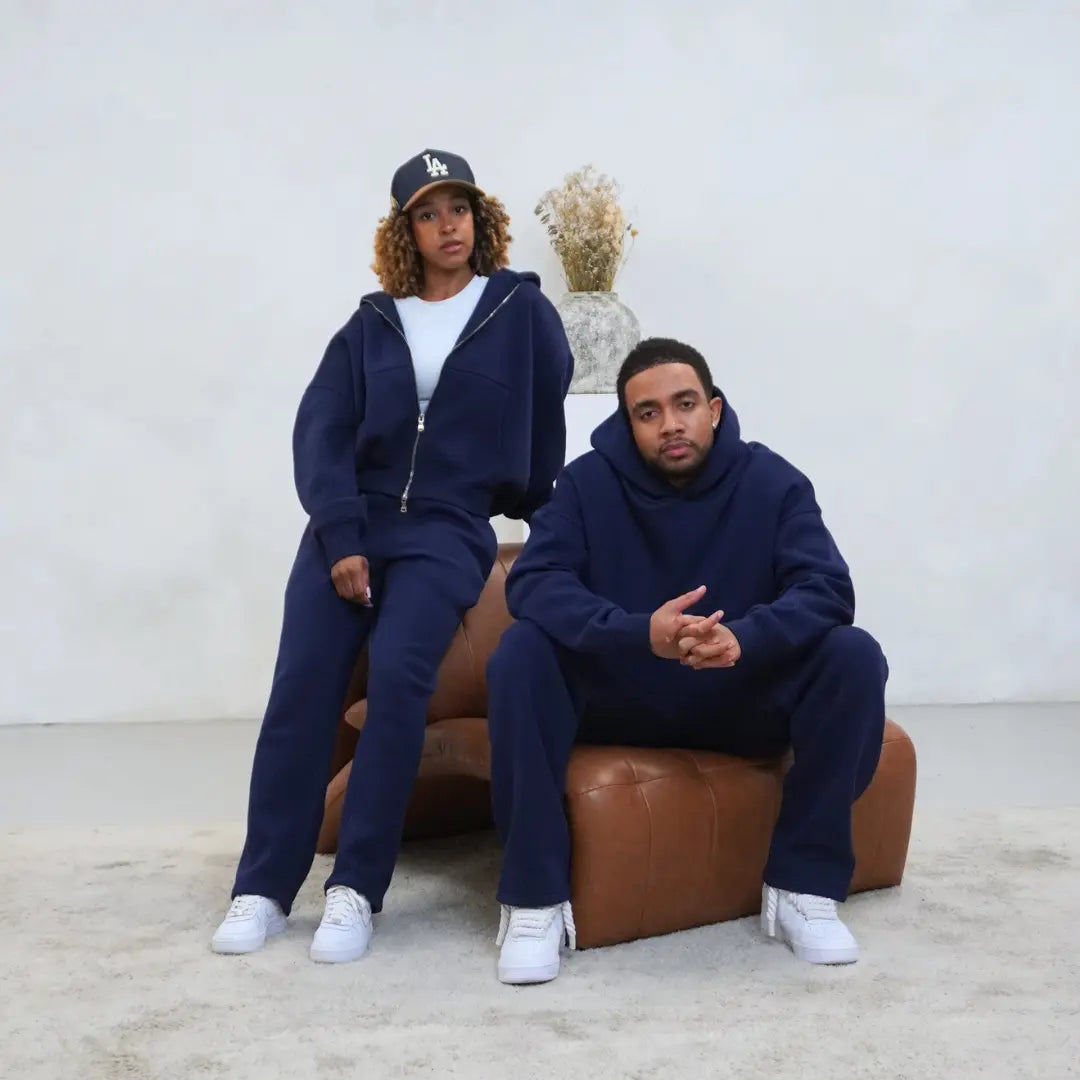 the straight leg jogga' - navy No Sauce