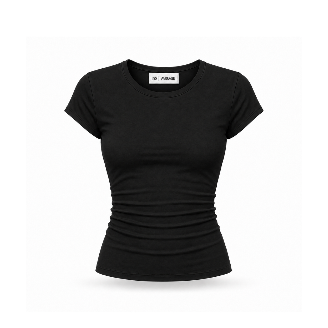 the women’s perfect tee - black no sauce