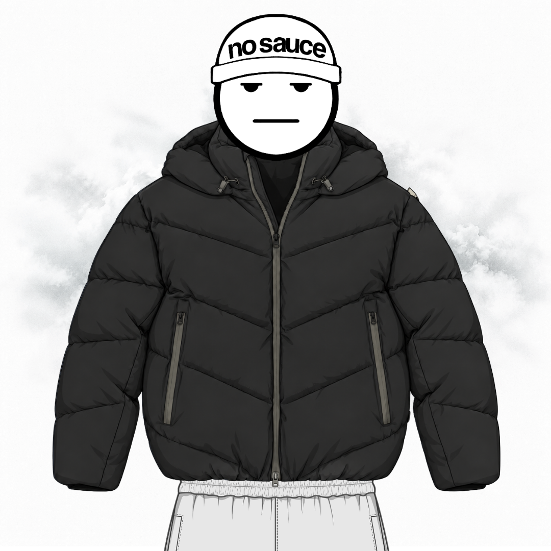 the cloud+ puffa’ - black No Sauce
