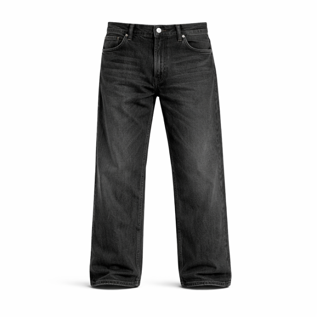 the straight leg jeans - black No Sauce