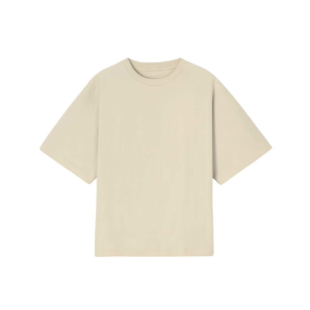 the perfect oversized tee - creme - No Sauce
