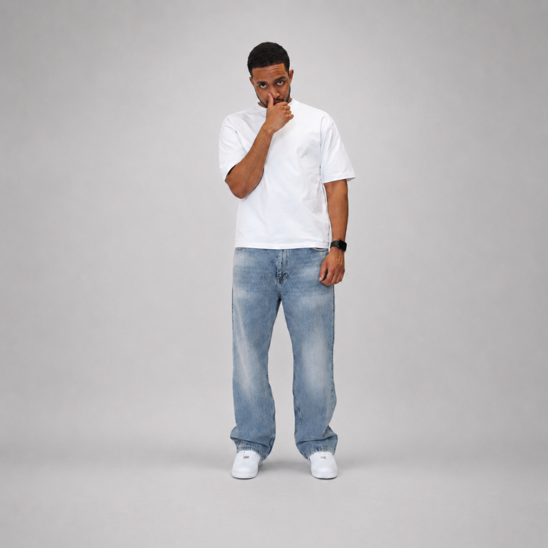 the straight leg jeans - light blue No Sauce