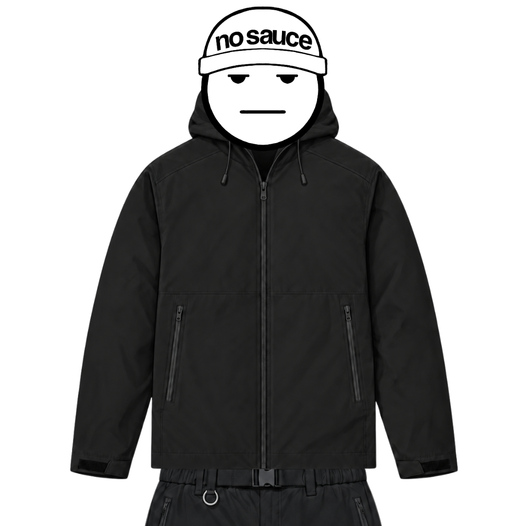 the cloud+ windbreaka' jacket - black No Sauce
