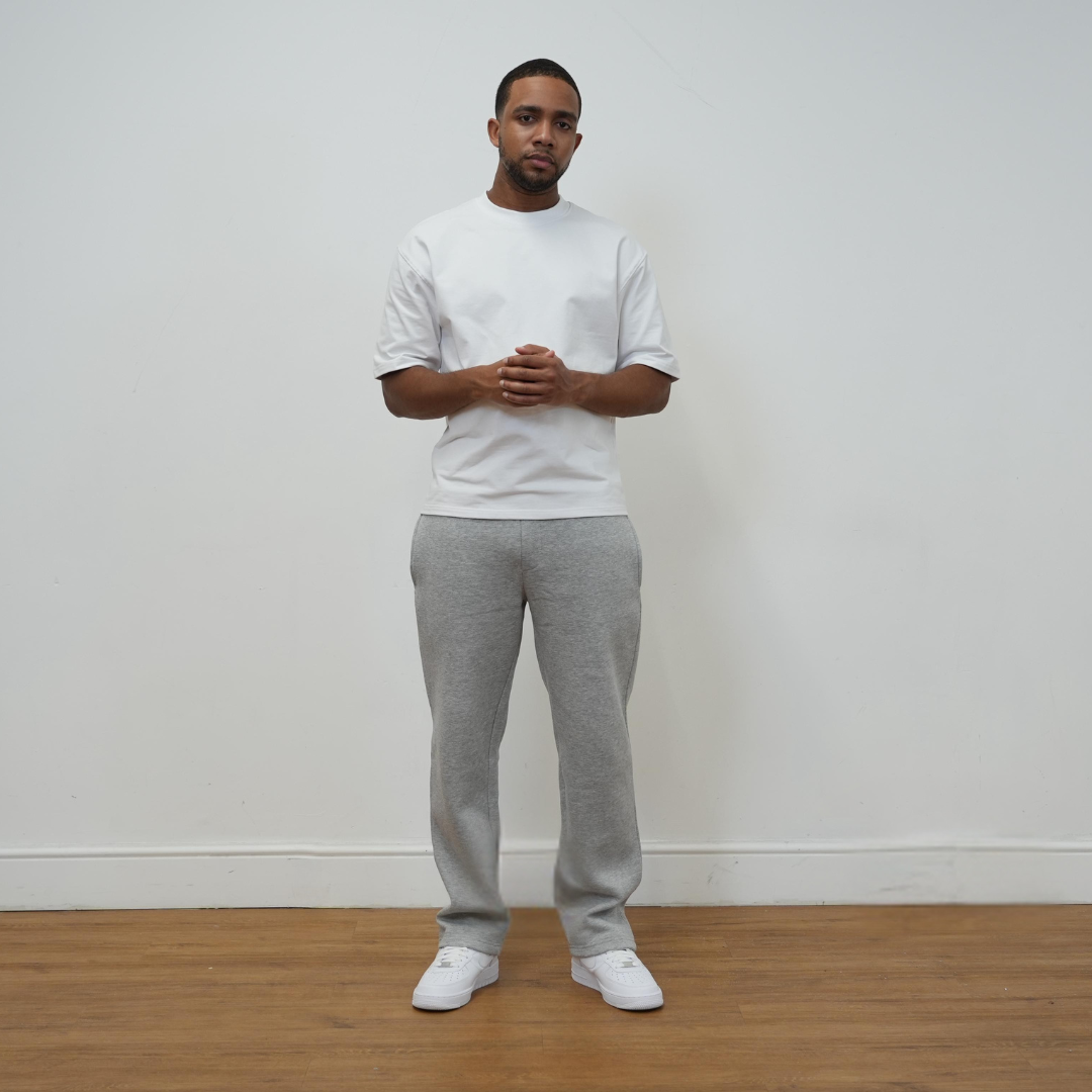 the perfect oversized tee - white no sauce