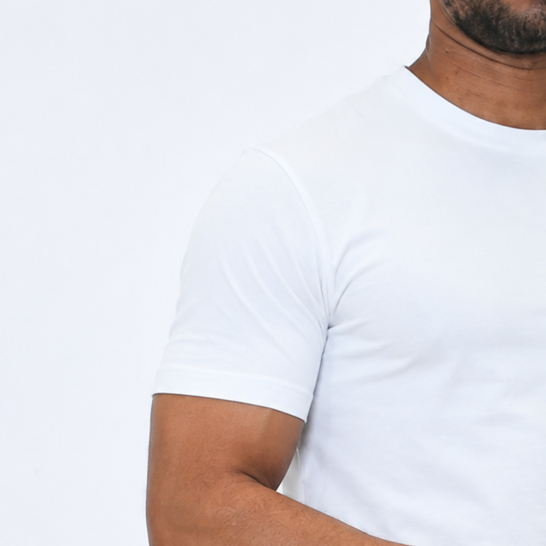 the perfect slim tee - white no sauce