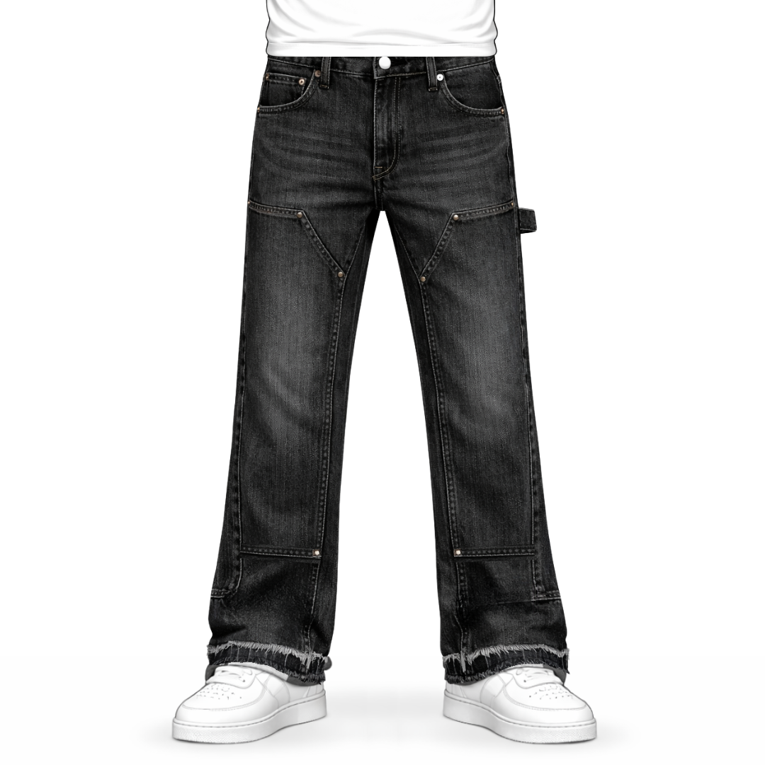 the flared carpenta' jeans - black – No Sauce