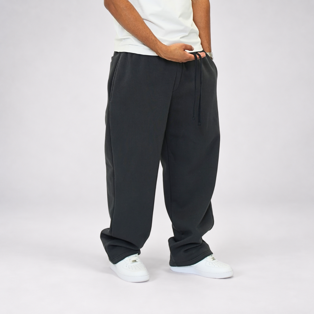 the straight leg jogga' - charcoal grey no sauce