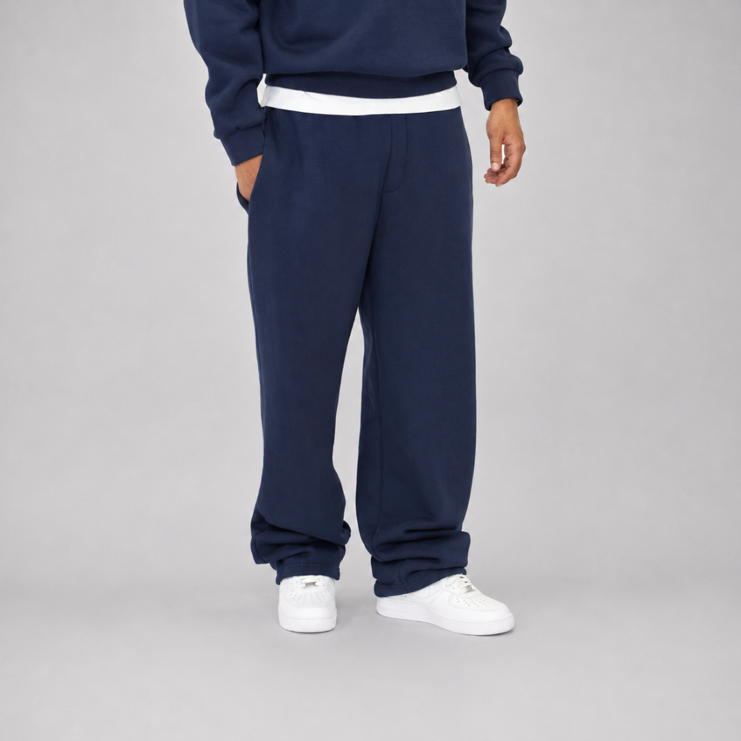 the straight leg jogga' - navy No Sauce