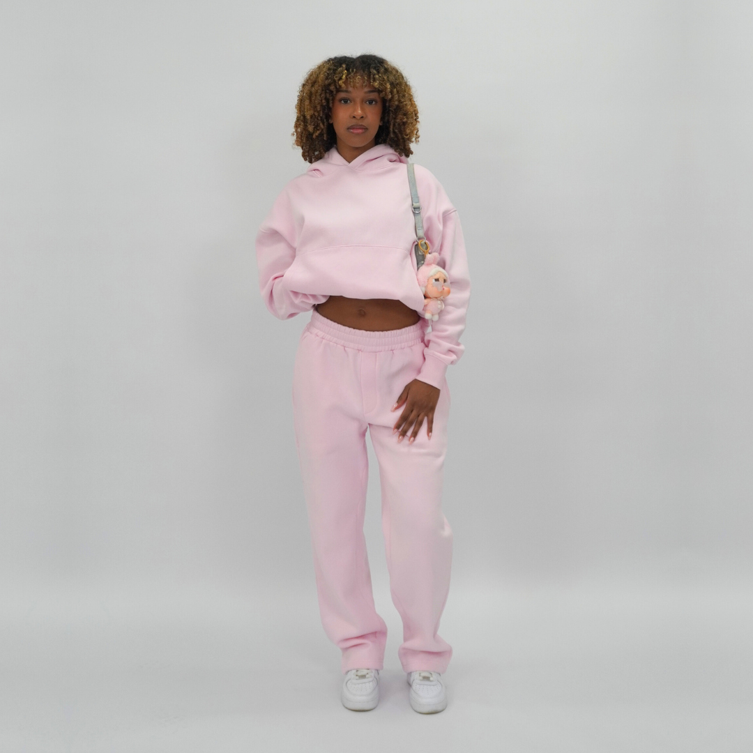 the straight leg jogga' - pink no sauce