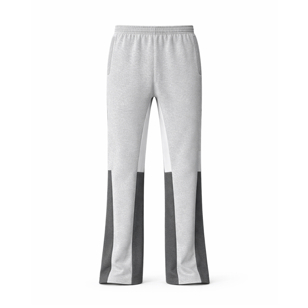 the flared jogga' - grey no sauce