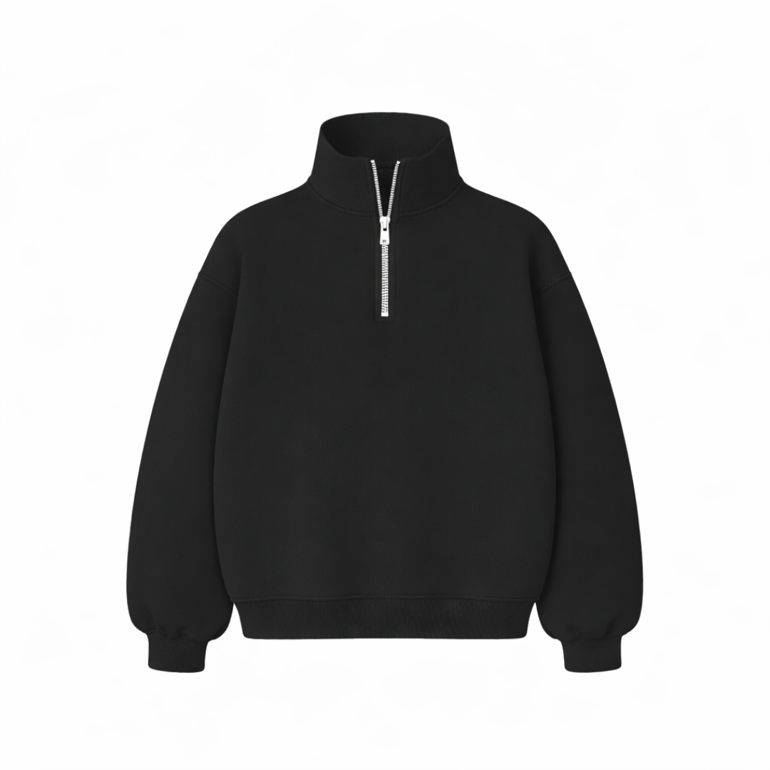 the quarter zippa' - black No Sauce