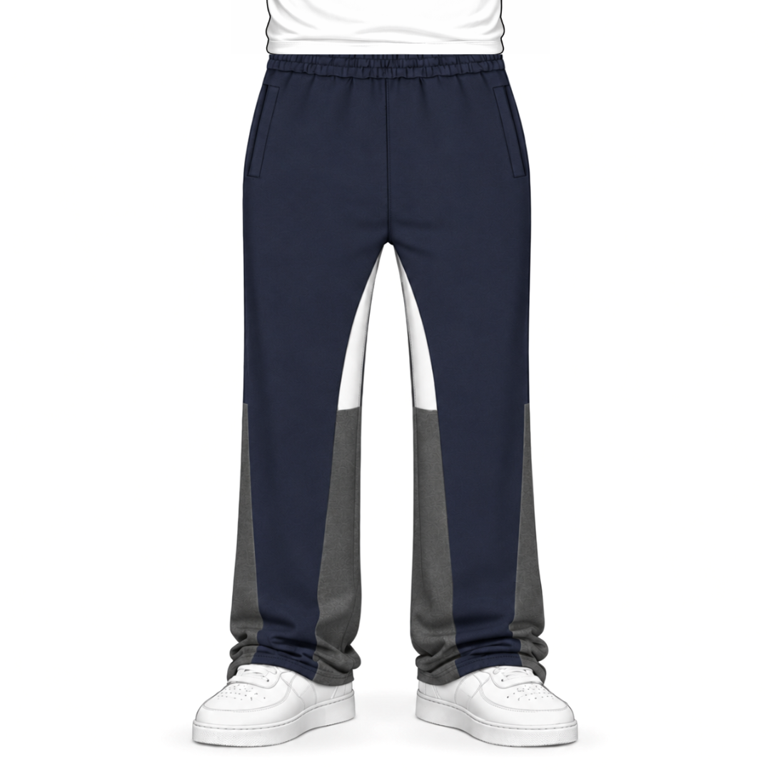 the flared jogga' - navy no sauce
