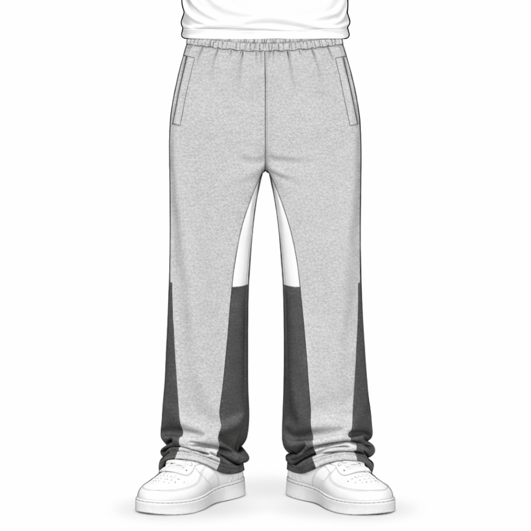 the flared jogga' - grey v2 no sauce