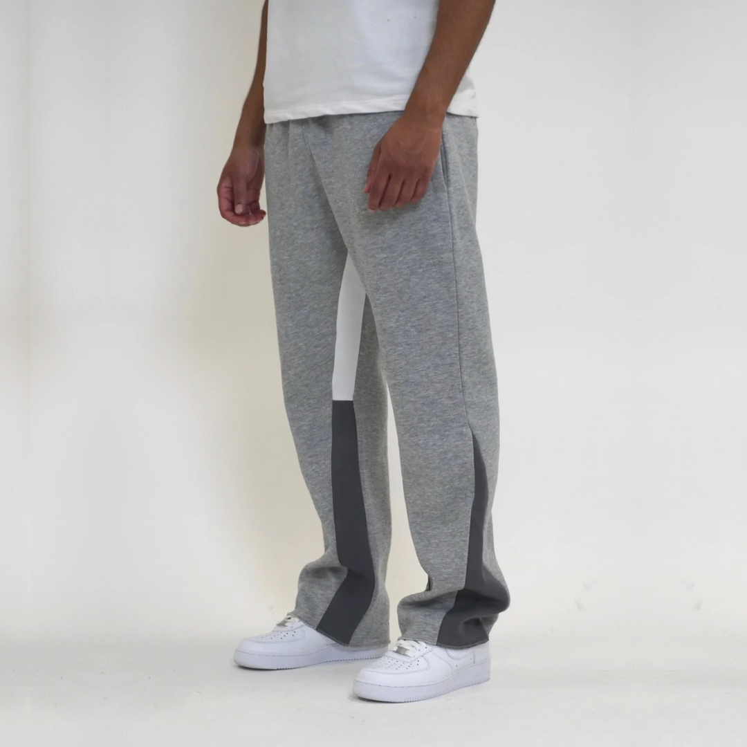 the flared jogga' - grey