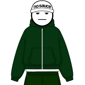 the zippa' - forest green