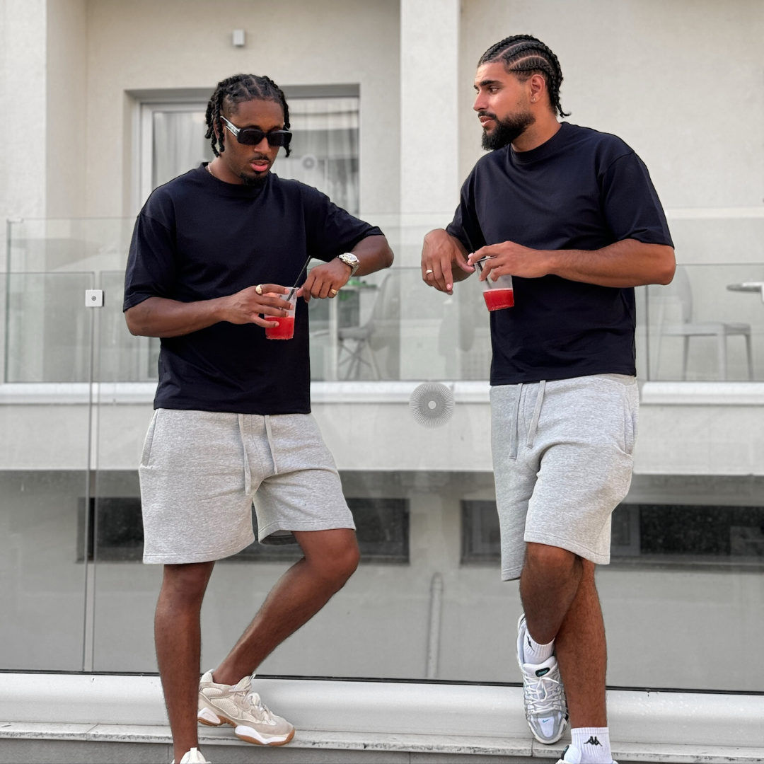 the perfect oversized tee - navy no sauce