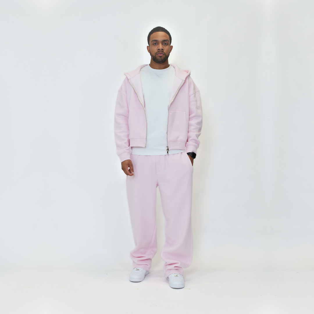 the straight leg jogga' - pink no sauce