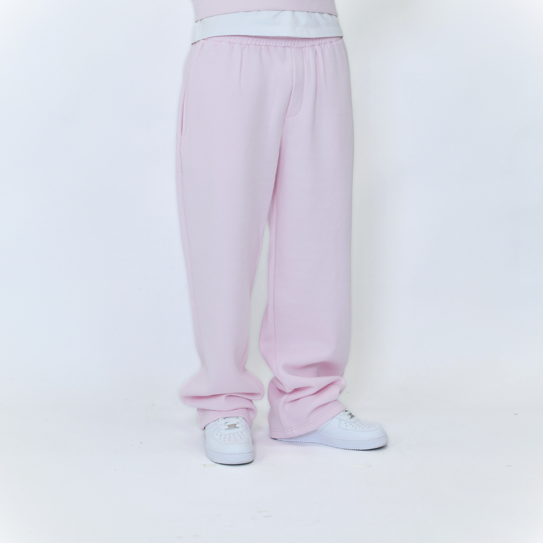 the straight leg jogga' - pink no sauce