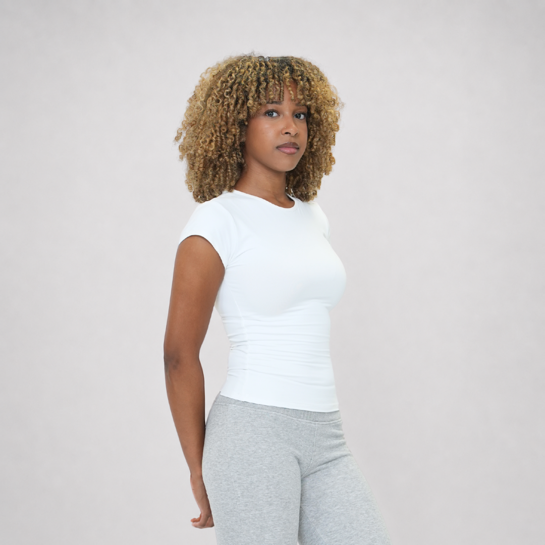 the women’s perfect tee - white no sauce