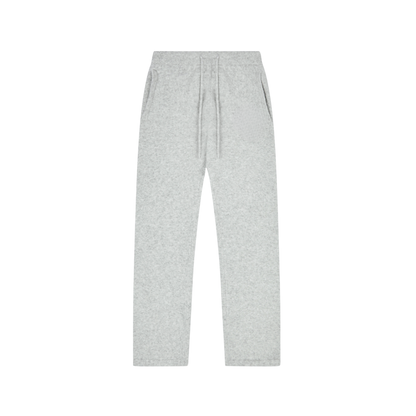 the soft-knit straight leg jogga' - grey
