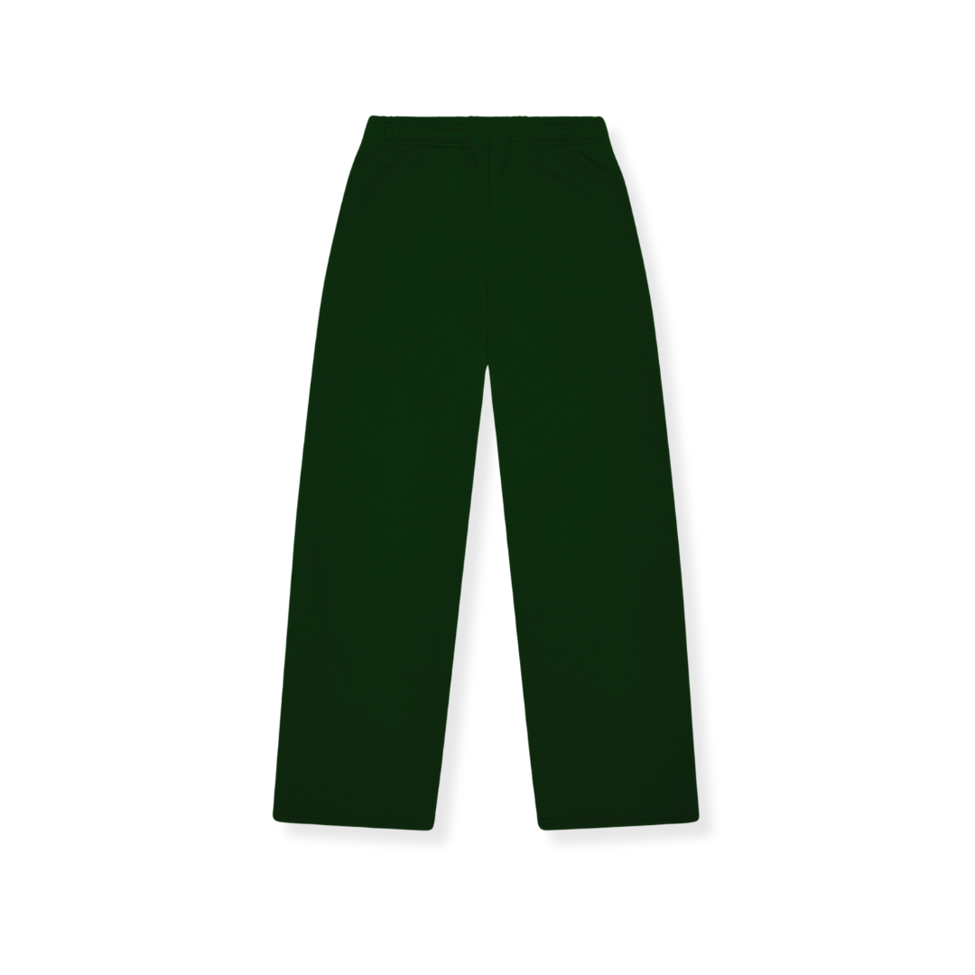 the straight leg jogga' - forest green