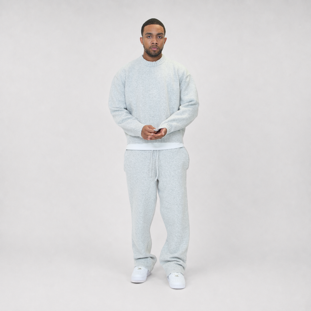 the soft-knit sweata' - grey No Sauce
