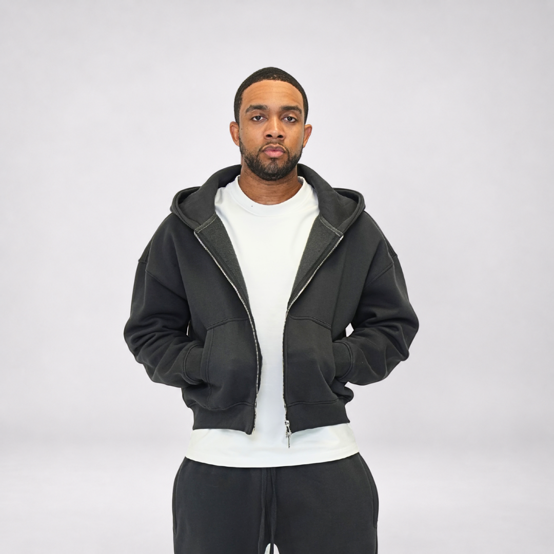 the zippa’ - charcoal grey No Sauce
