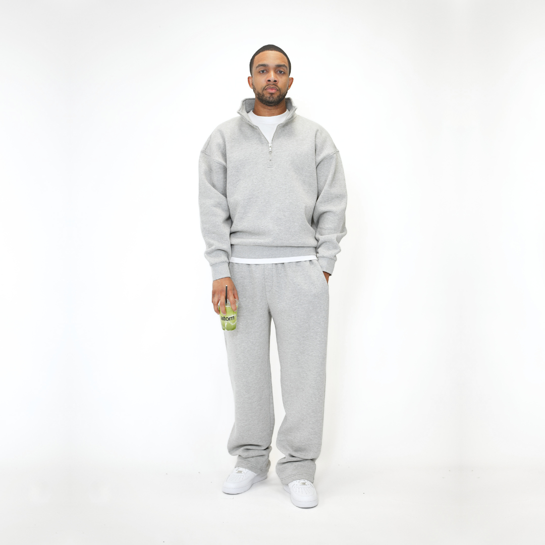 the quarter zippa' - grey no sauce