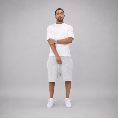 the soft-knit short - grey No Sauce