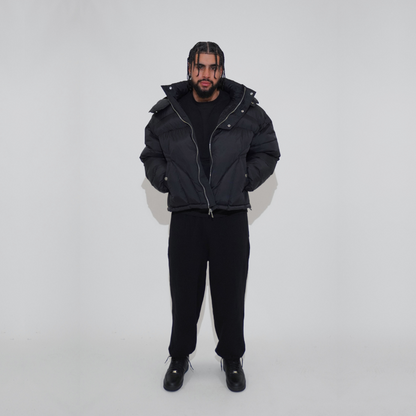 the cloud puffa’ - black
