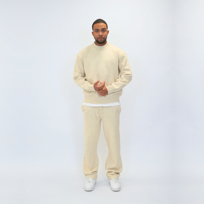 the soft-knit sweata' - creme No Sauce