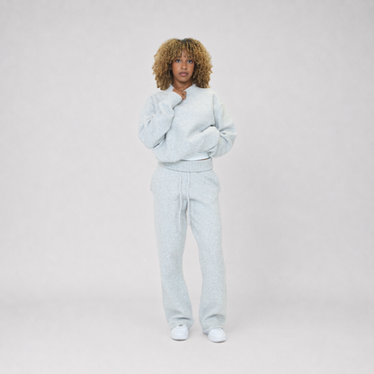 the soft-knit sweata' - grey No Sauce