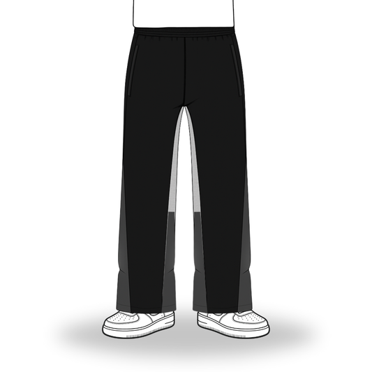 the flared jogga' - black no sauce