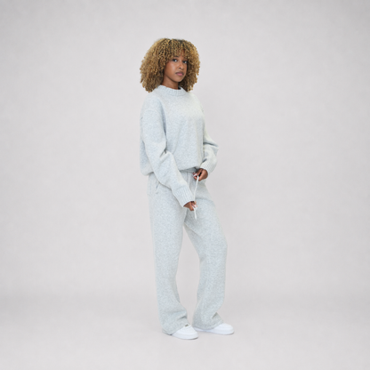 the soft-knit sweata' - grey No Sauce