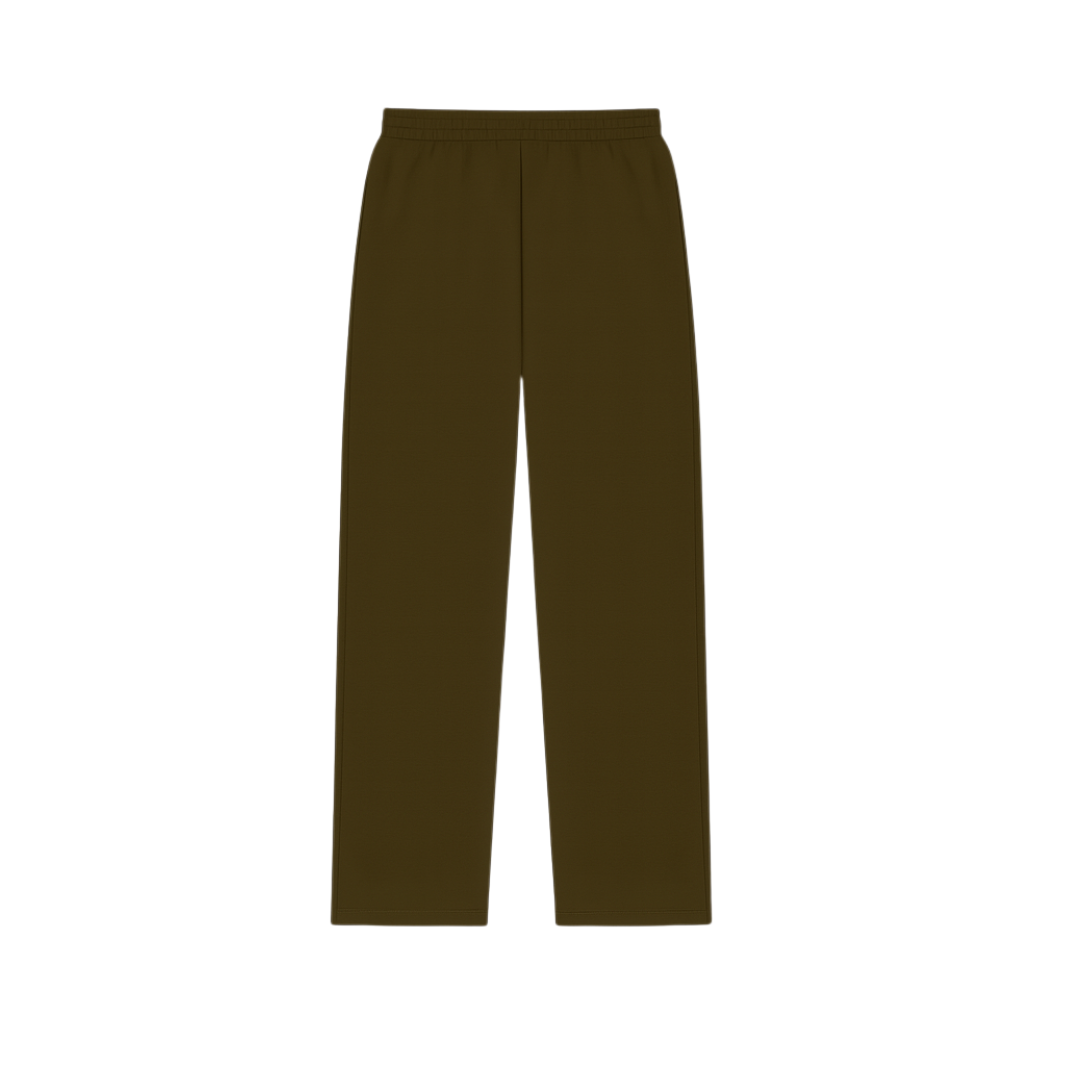 the straight leg jogga' - brown