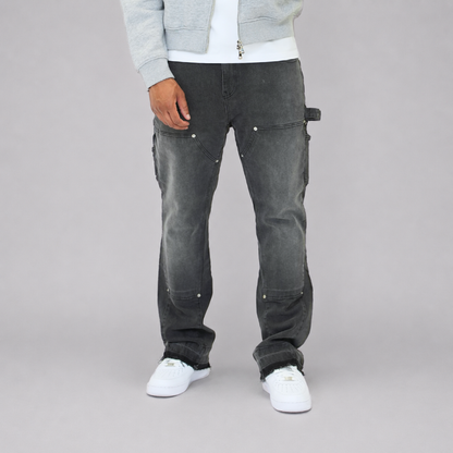 the flared carpenta' jeans - grey No Sauce