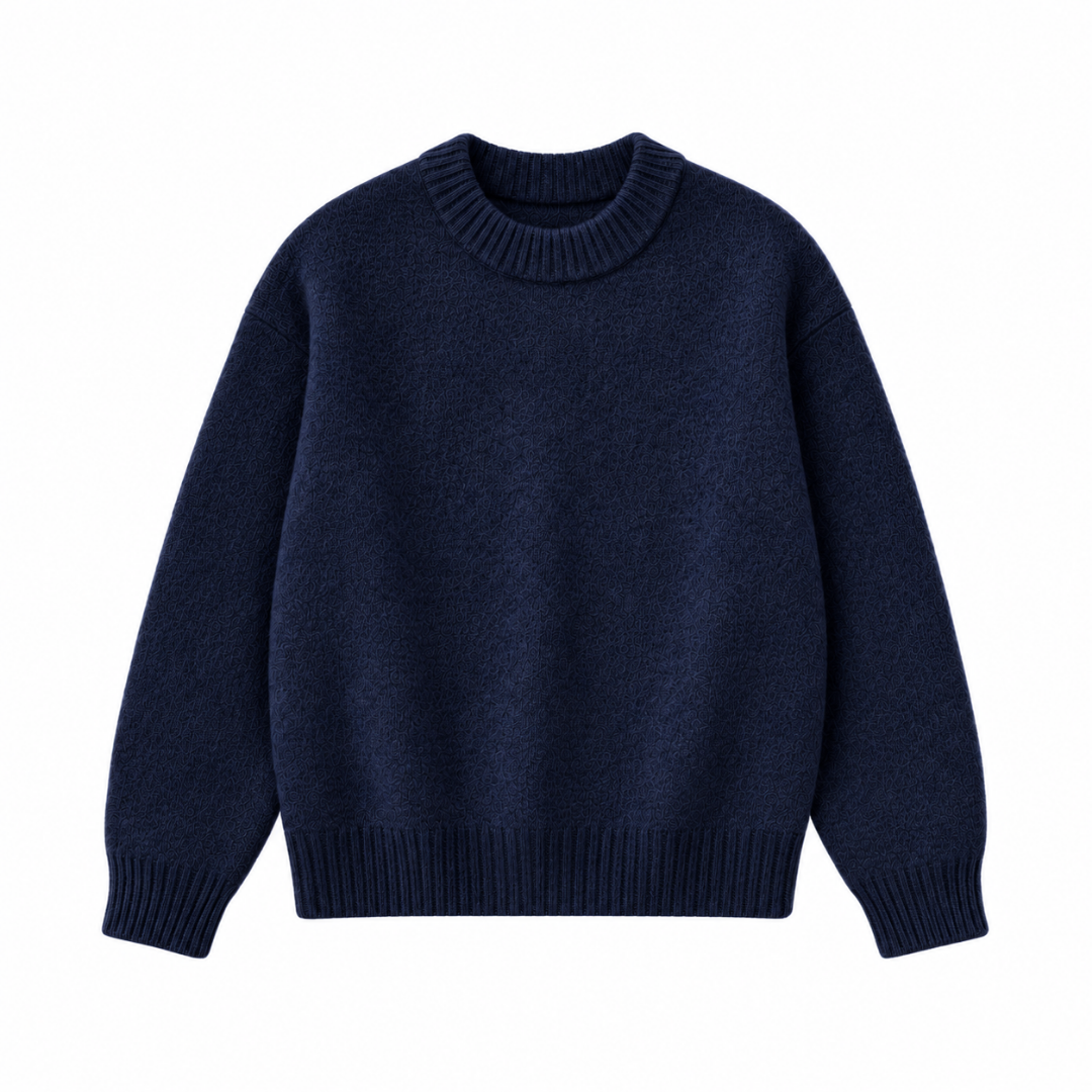 the soft-knit sweata' - navy No Sauce