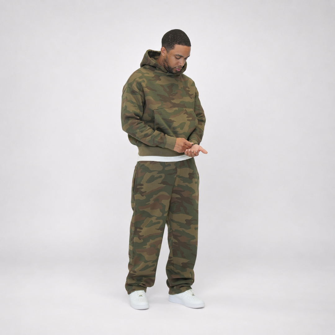 the straight leg jogga' - camo no sauce
