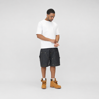 the raw denim carpenta' shorts No Sauce