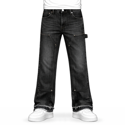 the flared carpenta' jeans - black – No Sauce