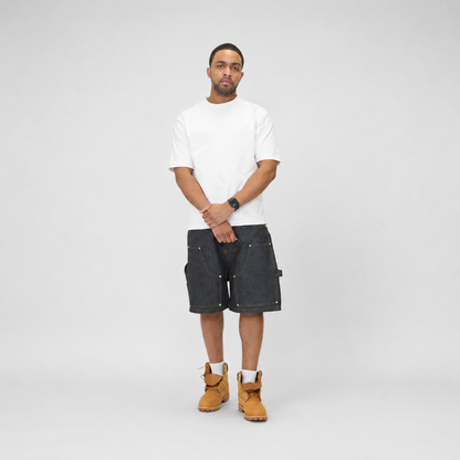 the raw denim carpenta' shorts No Sauce