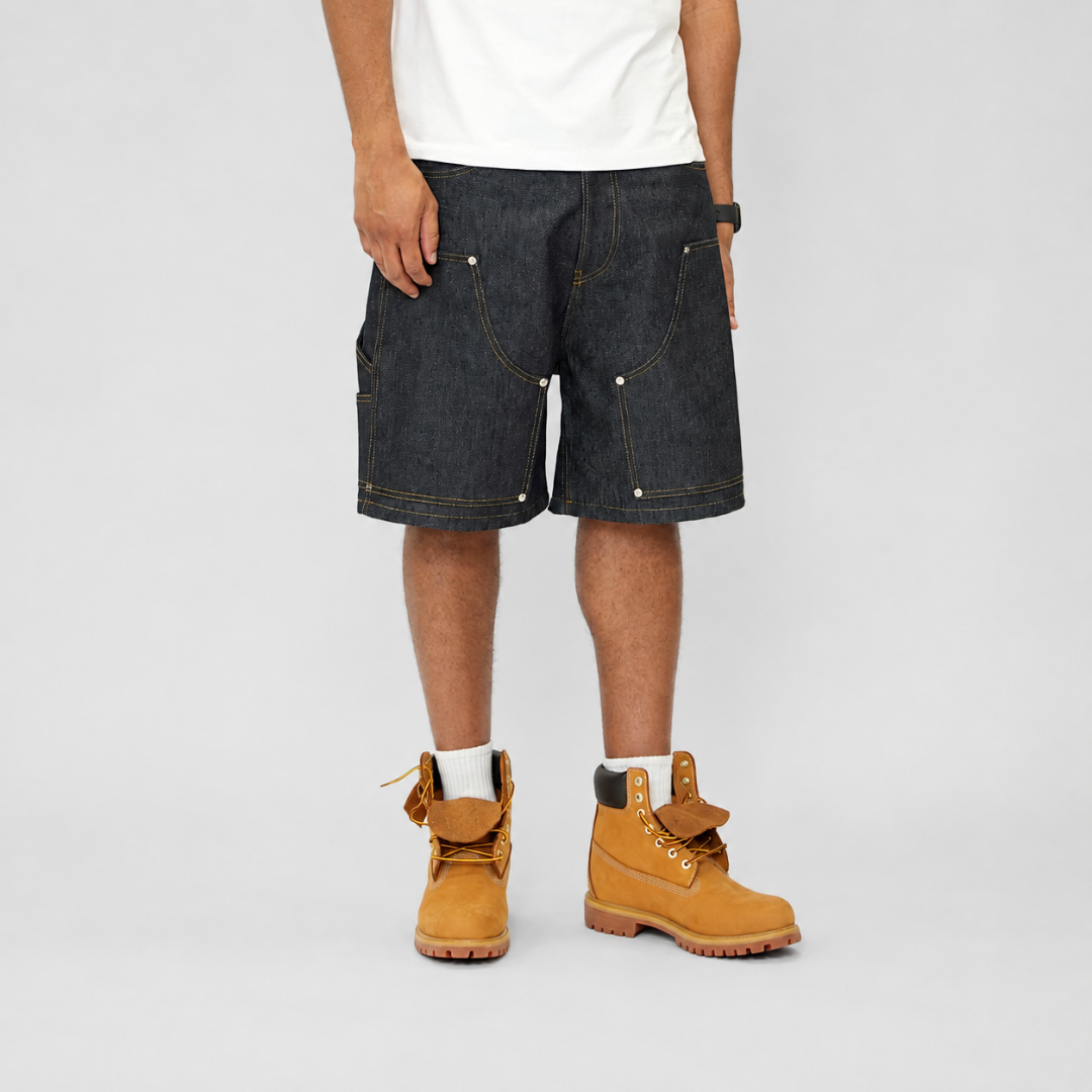 the raw denim carpenta' shorts No Sauce