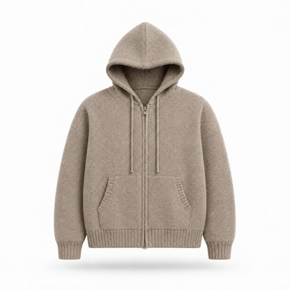 the soft-knit zippa' - cookie dough No Sauce