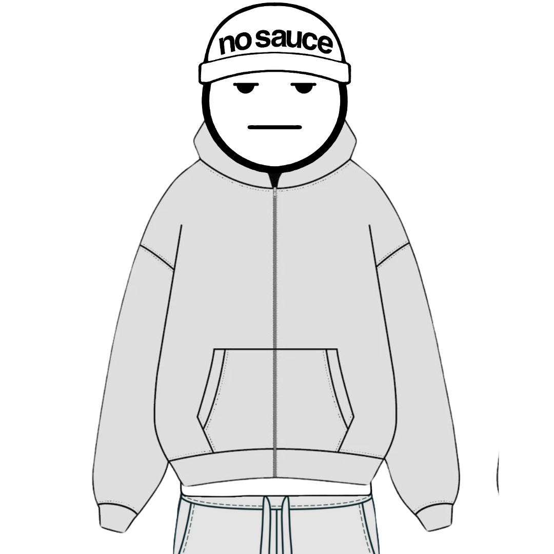the zippa’ - grey