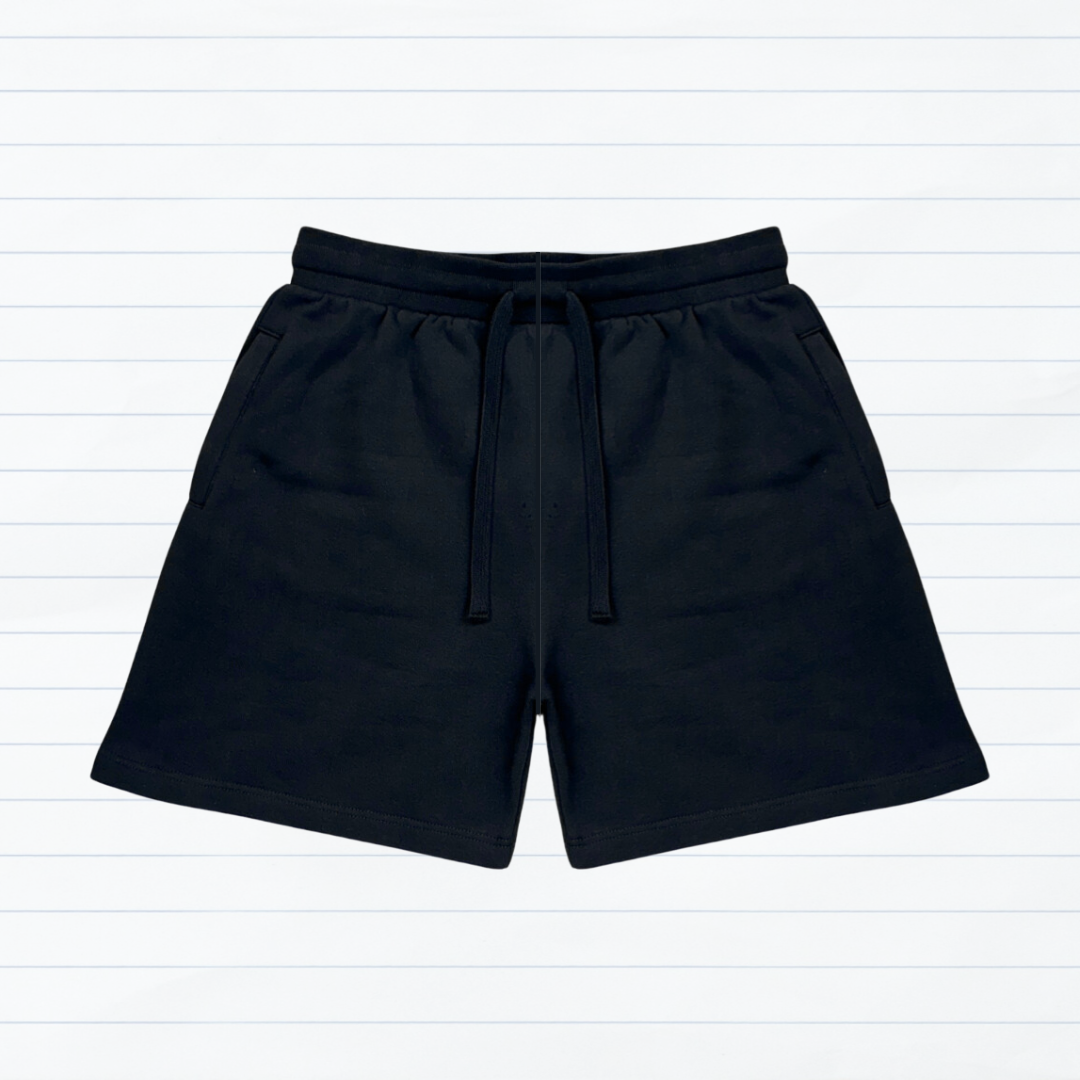 the lengthy shorts - black