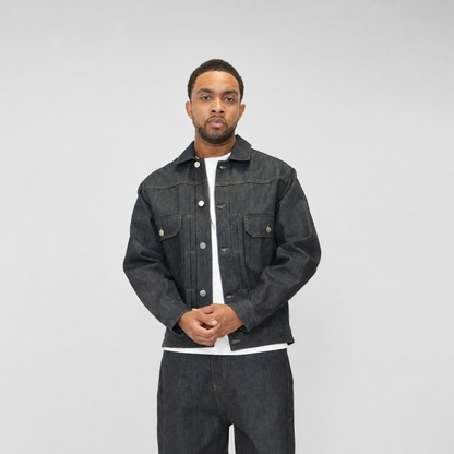 the raw denim jacket No Sauce