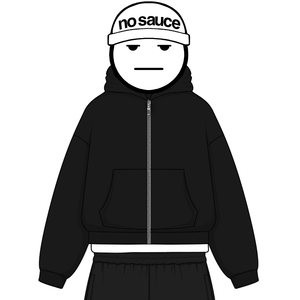 the zippa’ - black No Sauce