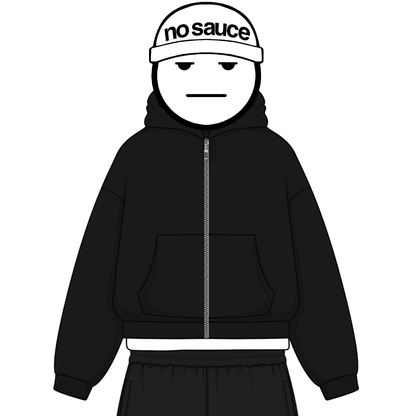 the zippa’ - black No Sauce